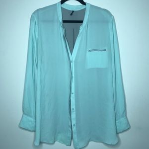 Long sleeve sheer top